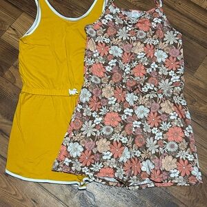 Set of Wonder Nation Girls Rompers